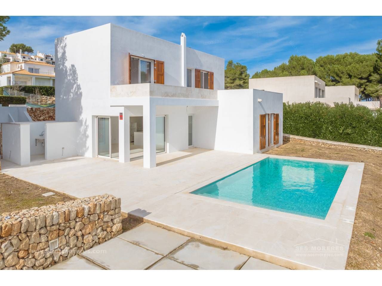 Exterior view of House or chalet for sale in Es Mercadal  with Air Conditioner, Private garden and Terrace