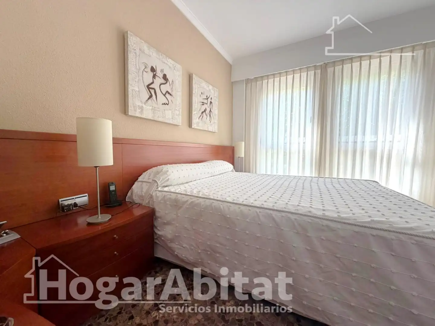 Bedroom of Flat for sale in Alboraya  with Air Conditioner, Heating and Terrace