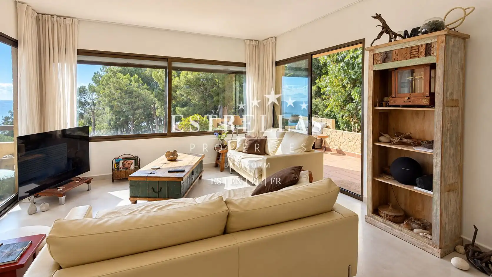 Sala de estar de Apartamento en venta en Altea con Aire acondicionado, Calefacción y Jardín privado