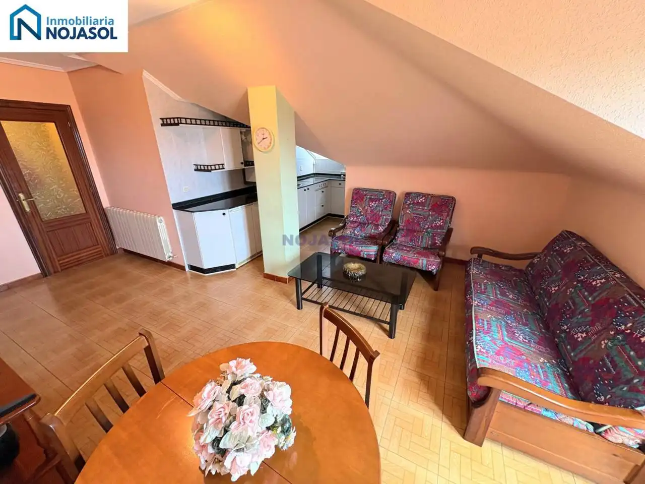 Living room of Flat for rent in Noja  with Heating, Terrace and Furnished