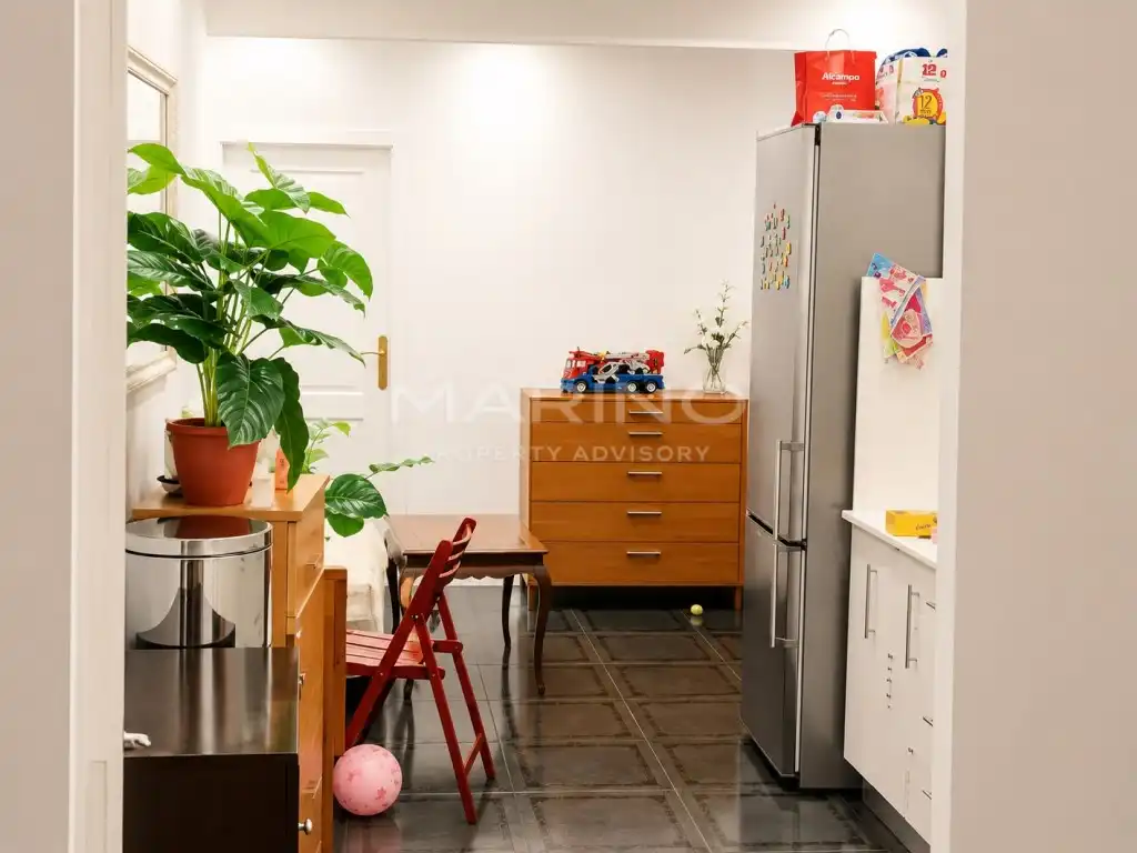 Kitchen of Flat for sale in Barcelona  with Air Conditioner, Terrace and Furnished