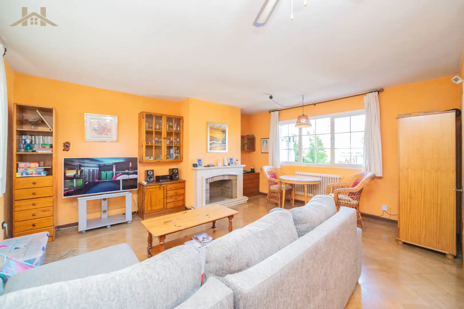 Living room of Houses for sale in Leganés  with Private garden, Terrace and Storage room
