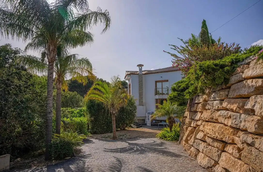 Vista exterior de Casa o chalet en venta en Altea con Aire acondicionado, Jardín privado y Terraza