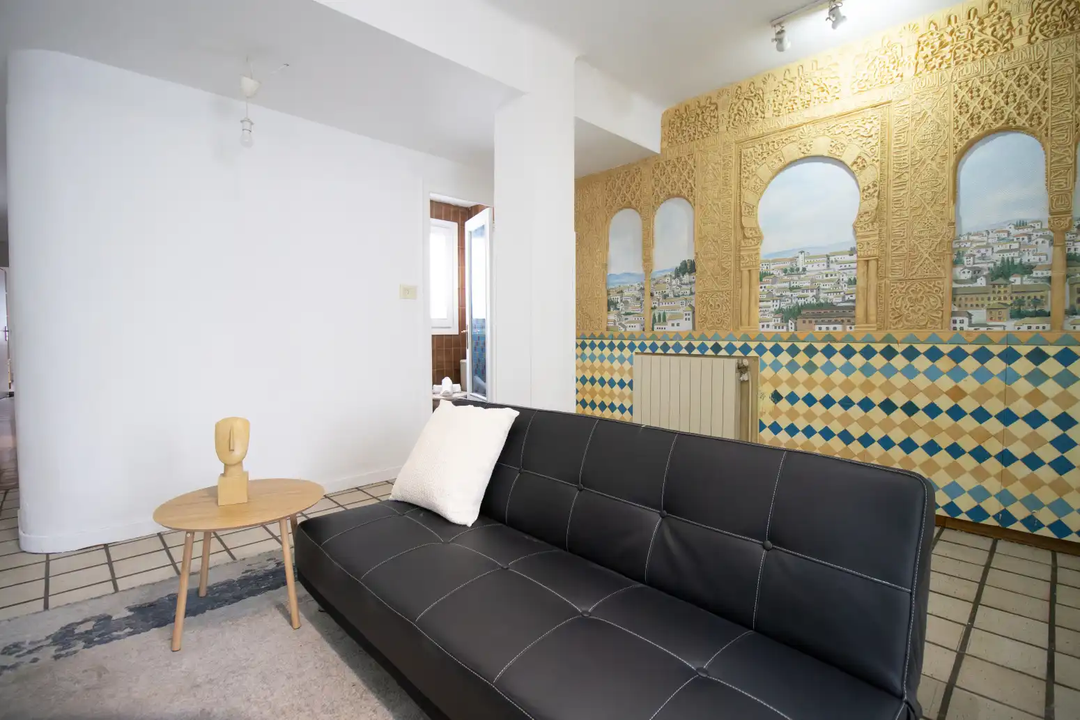 Sala de estar de Piso en venta en  Pamplona / Iruña con Calefacción y Parquet