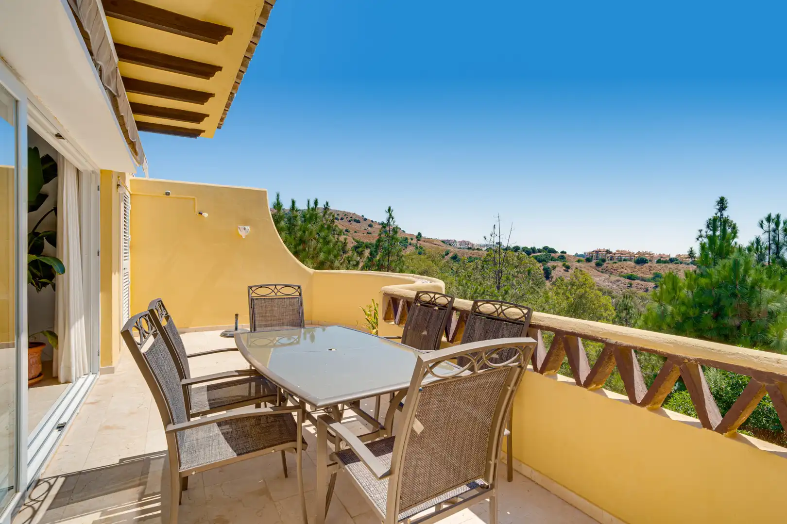 Terrassa de Casa adosada en venda en Mijas amb Aire condicionat, Jardí privat i Terrassa