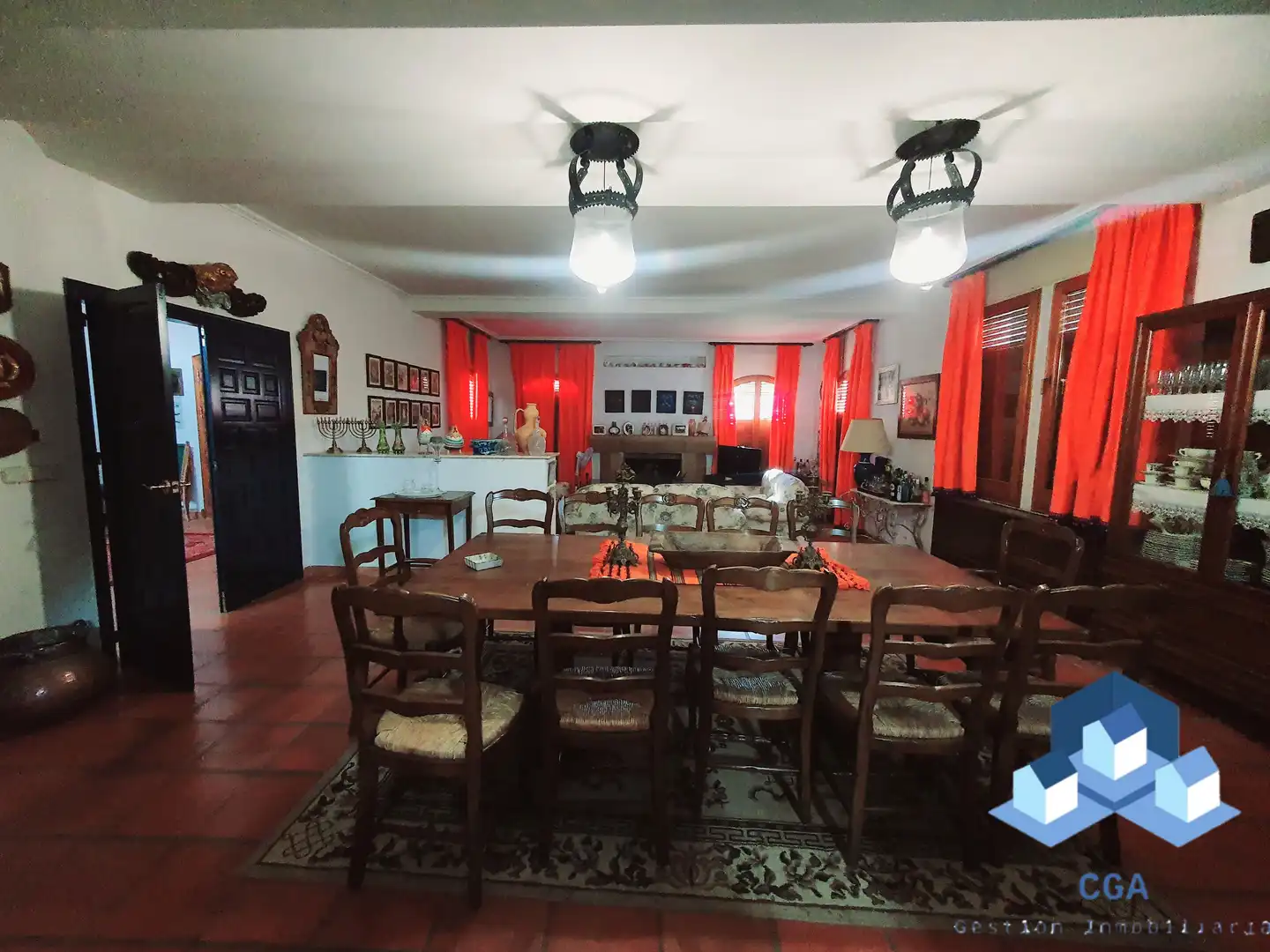 Dining room of Houses for sale in Lorca  with Air Conditioner, Private garden and Terrace