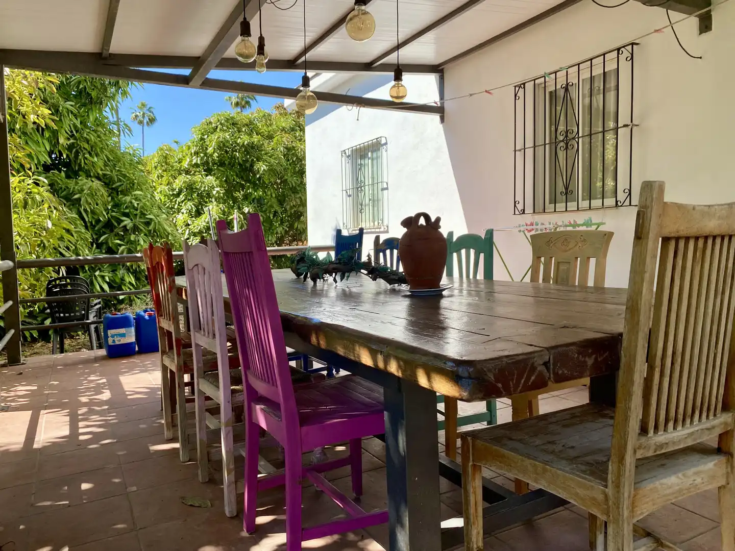 Terrace of Country homes for sale in Estepona  with Air Conditioner, Private garden and Terrace