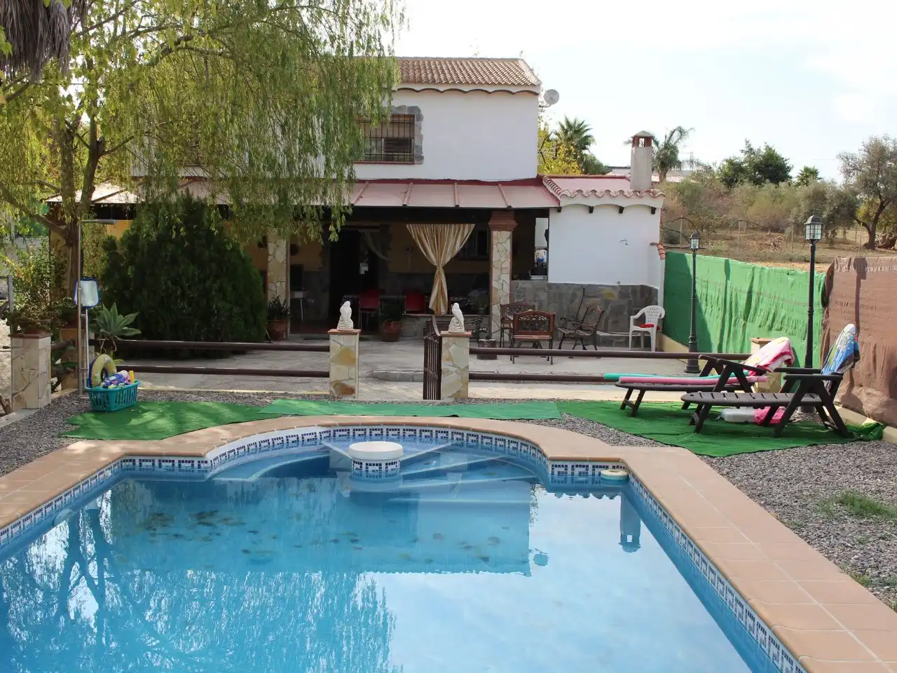 Piscina de Casa o xalet de lloguer en Alhaurín El Grande amb Aire condicionat, Terrassa i Piscina