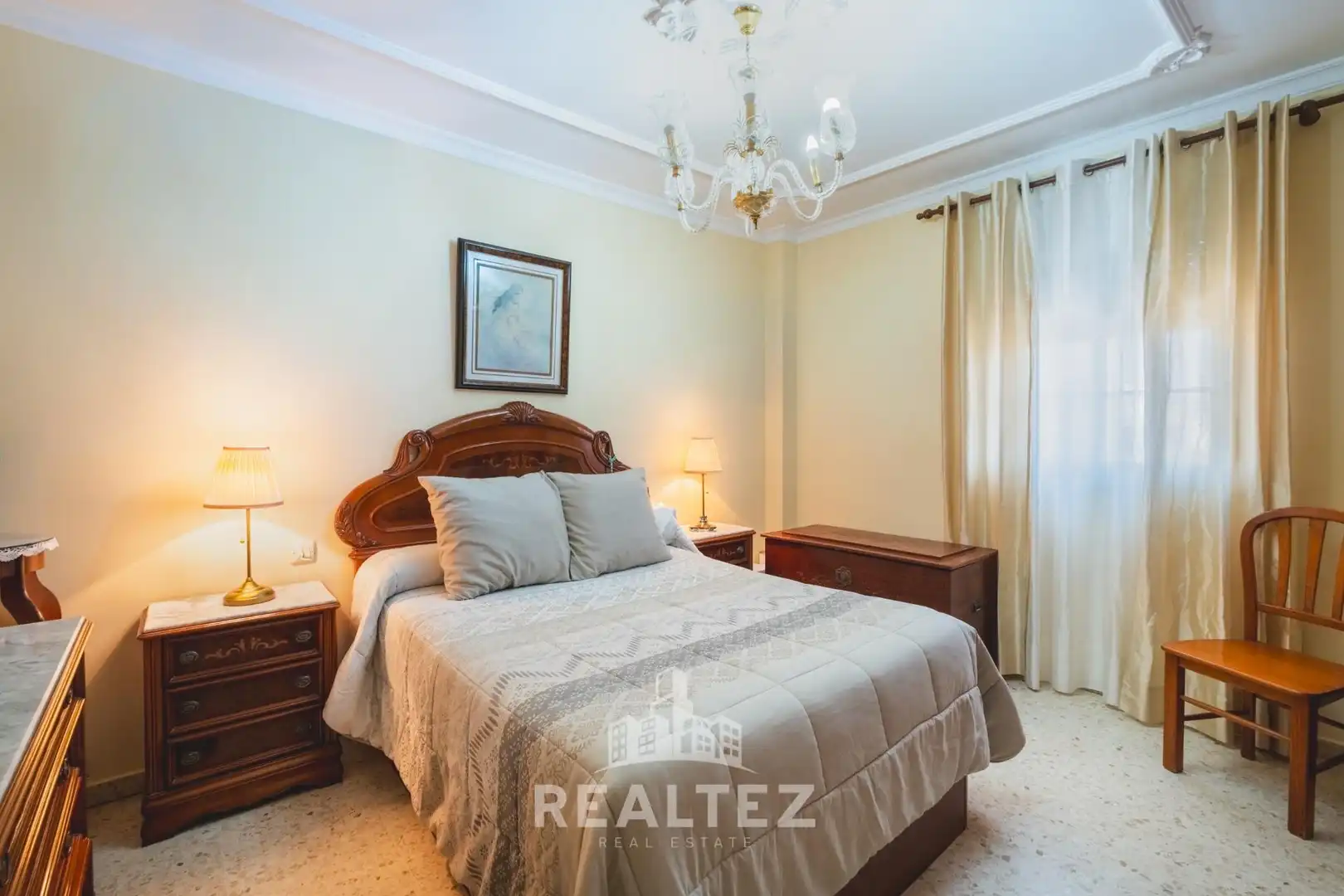 Bedroom of Flat for sale in Sanlúcar de Barrameda  with Air Conditioner, Heating and Balcony