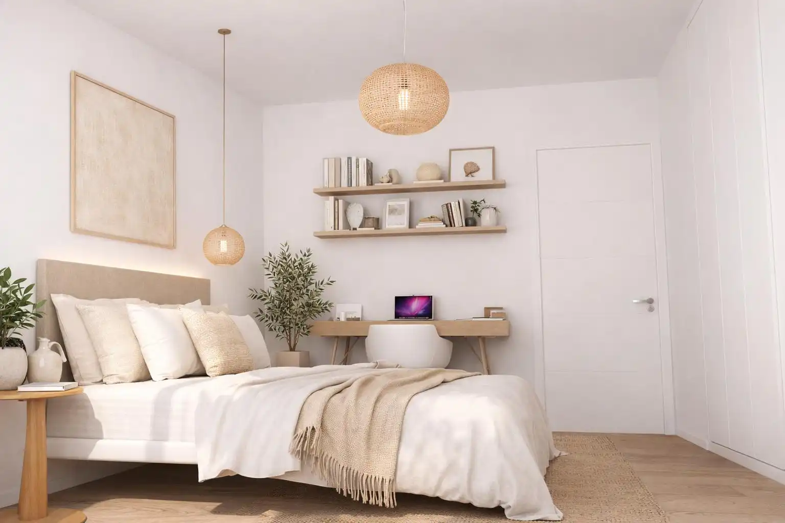 Schlafzimmer von Wohnung zum Verkauf in Donostia - San Sebastián  mit Klimaanlage, Heizung und Privatgarten