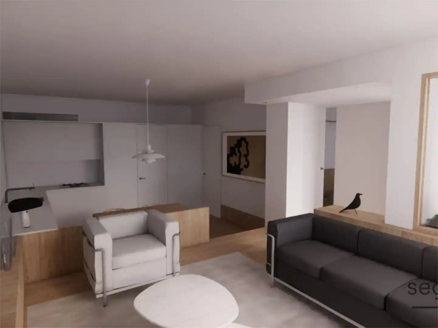 Sala d'estar de Planta baixa en venda en Pontevedra Capital 