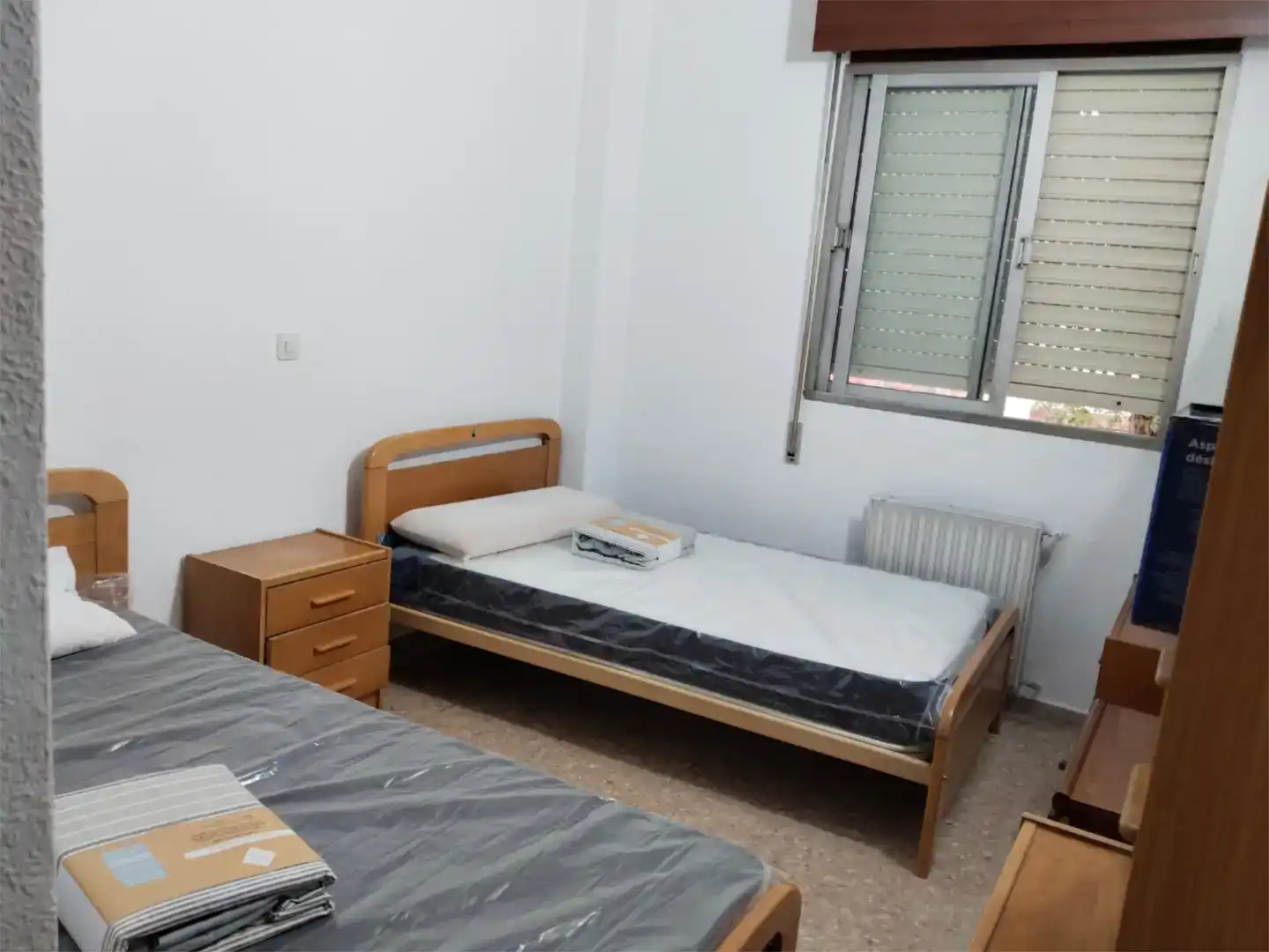 Bedroom of Flat for rent in  Madrid Capital