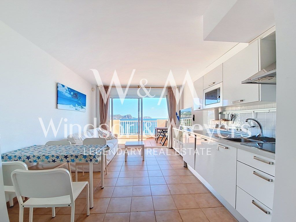 Kitchen of Flat for sale in Santa Eulària des Riu  with Air Conditioner, Furnished and Microwave