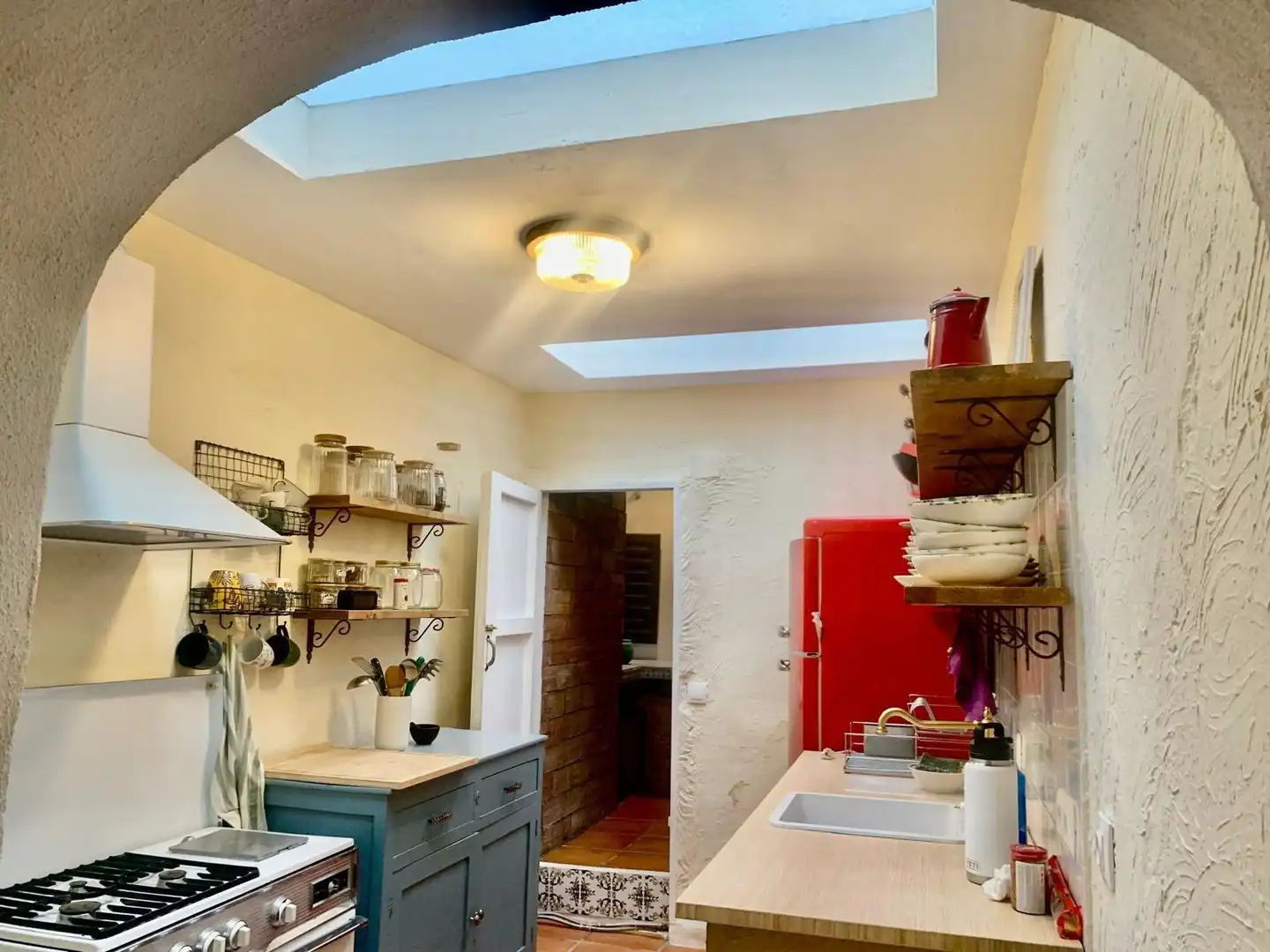Kitchen of Detached homes for sale in Alcaucín  with Terrace, Storage room and Furnished