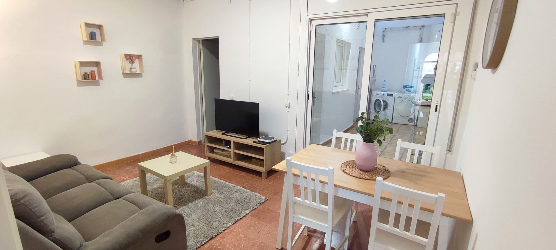 Living room of Flat to rent in Terrassa  with Air Conditioner, Heating and Furnished
