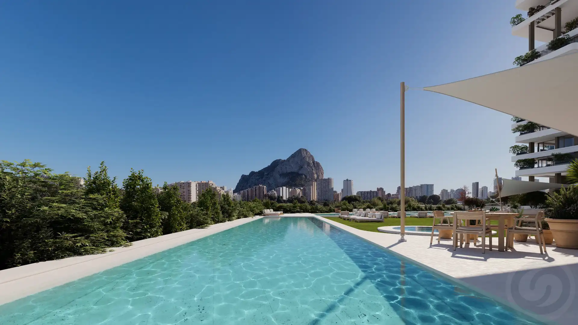 Piscina de Pis en venda en Calpe / Calp
