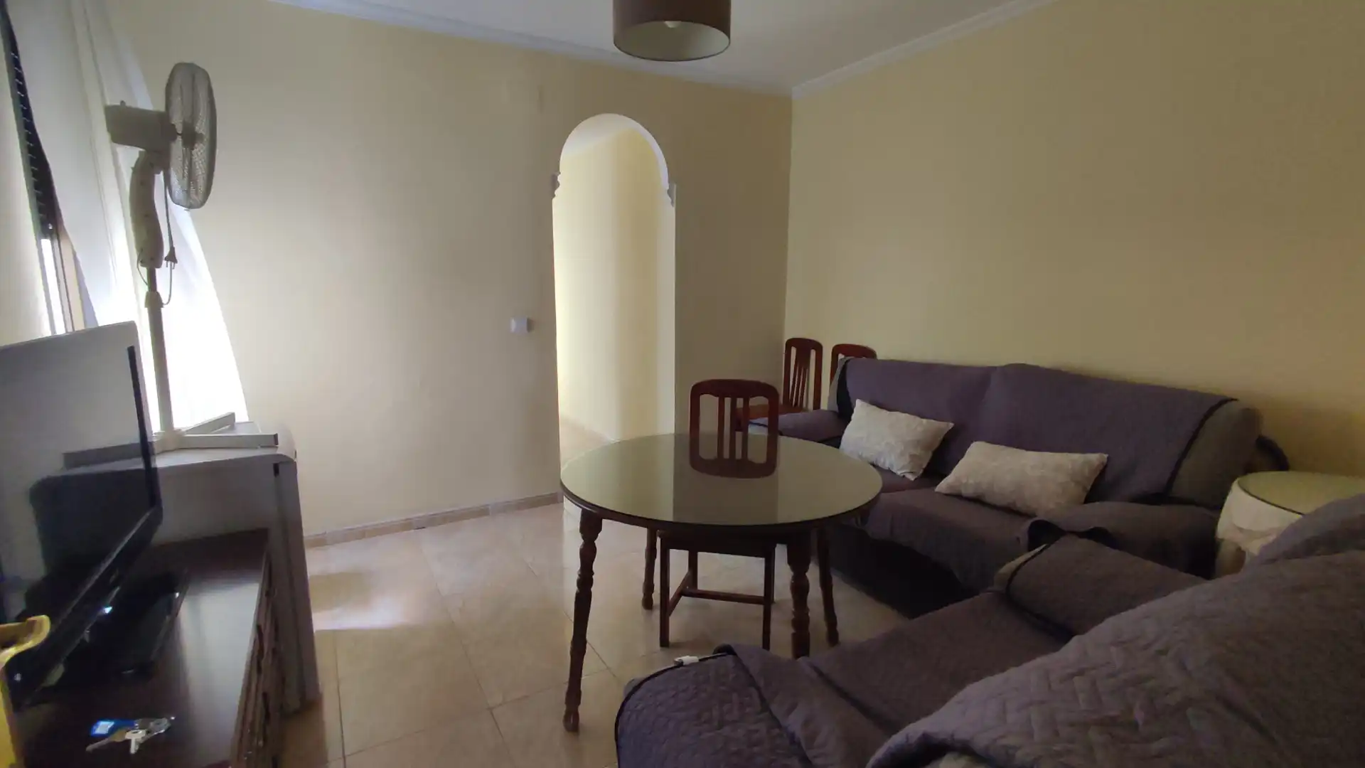 Living room of Flat for share in Córdoba  with Terrace, Furnished and Washing machine