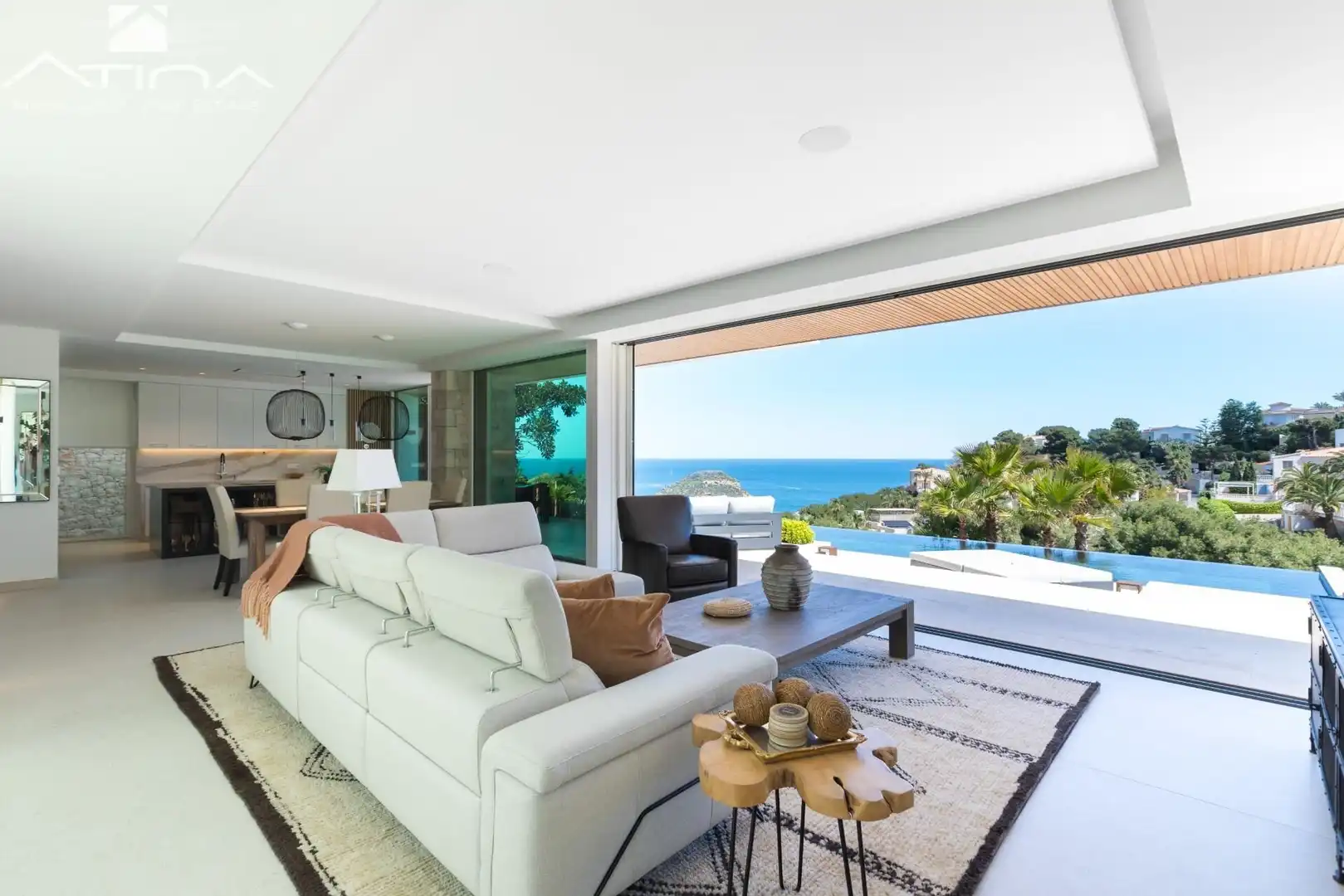 Living room of Houses for sale in Jávea / Xàbia  with Air Conditioner, Private garden and Terrace