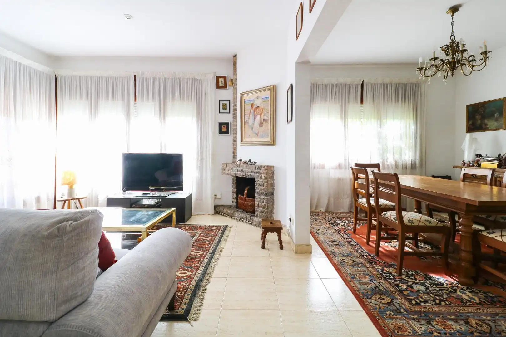 Sala d'estar de Casa o xalet en venda en Castelldefels amb Aire condicionat, Calefacció i Parquet