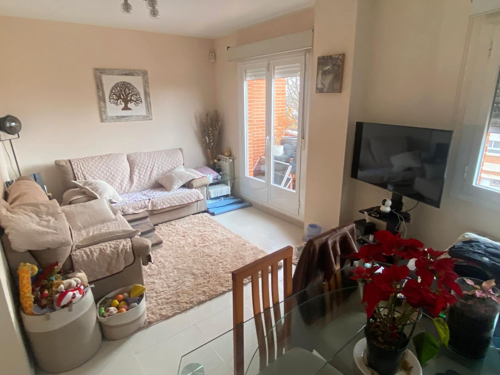 Living room of Flat for sale in Ciudad Real Capital  with Air Conditioner, Heating and Terrace