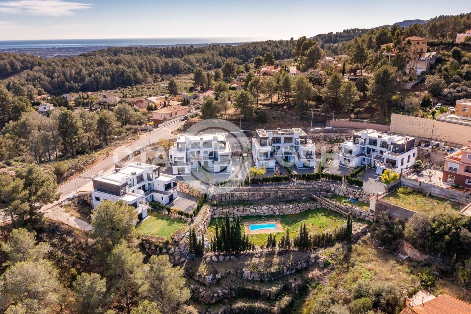 Vista exterior de Casa adosada en venda en Riudecanyes amb Aire condicionat i Piscina comunitària