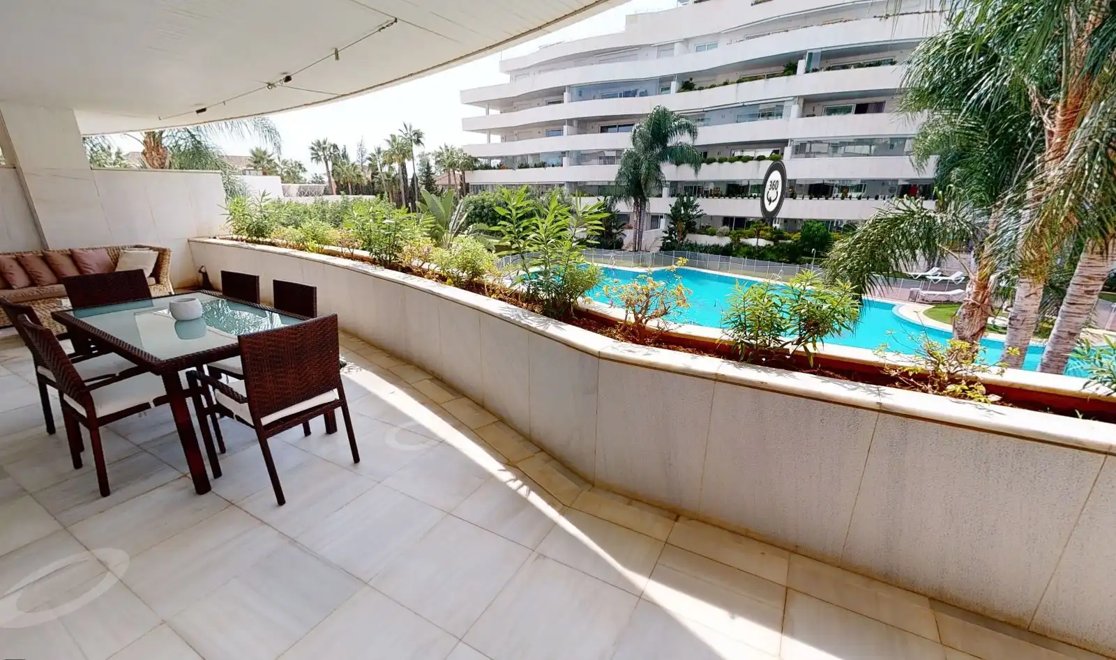 Terraza de Apartamento en venta en Marbella con Aire acondicionado, Calefacción y Terraza