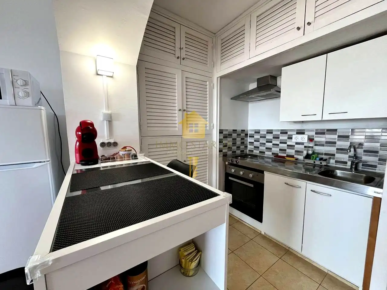 Cocina de Estudio en venta en Roses con Parquet, Amueblado y Piscina comunitaria