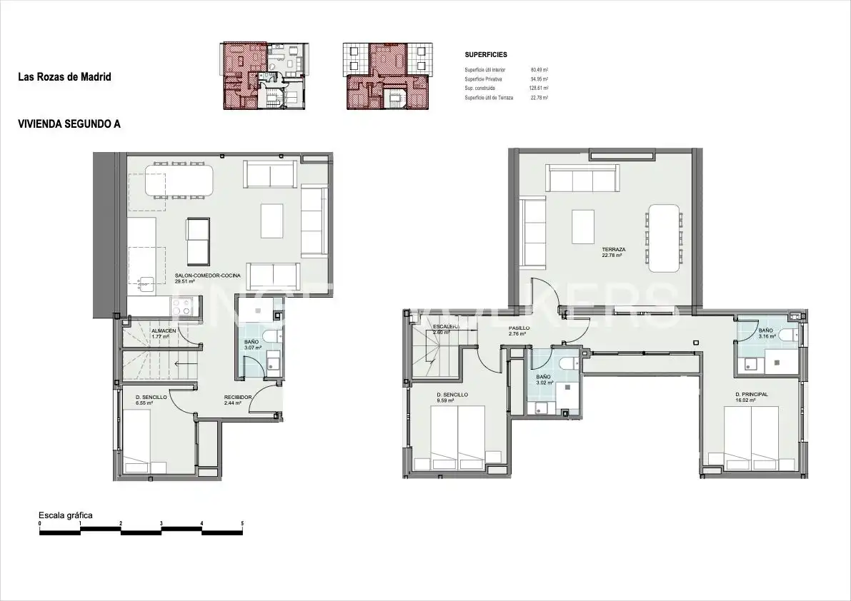 Dúplex en venta en Las Rozas de Madrid con Aire acondicionado, Calefacción y Terraza