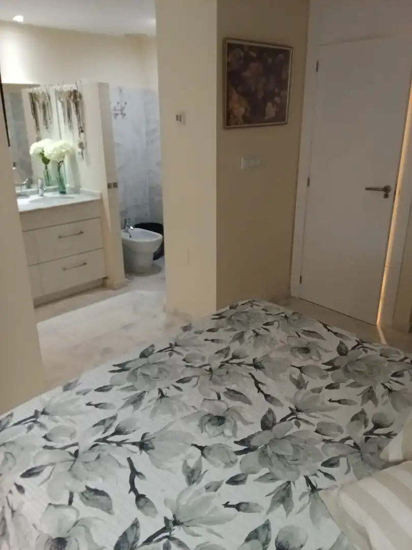 Bedroom of Flat for sale in Fuente Álamo de Murcia  with Air Conditioner, Heating and Private garden