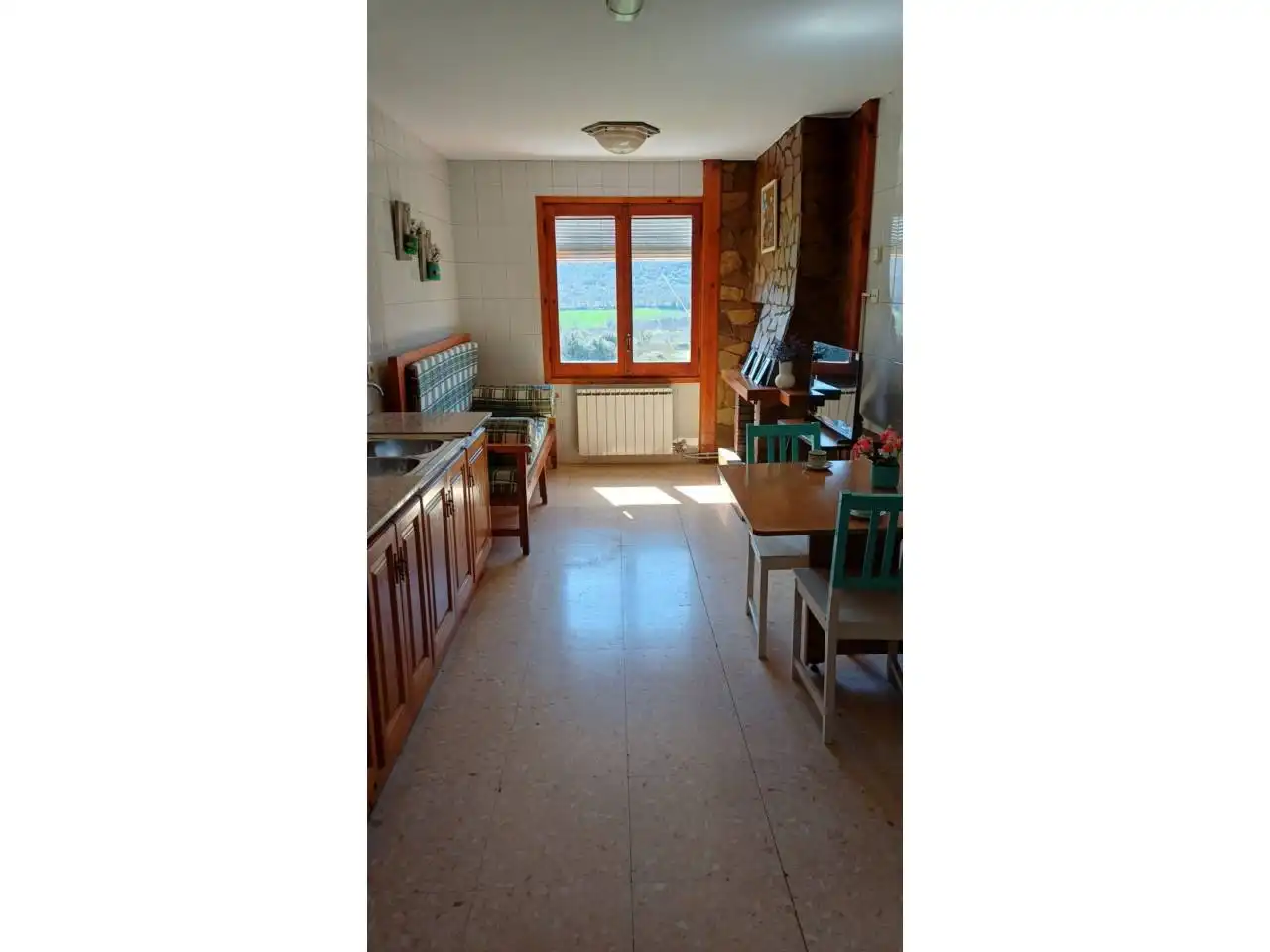 Cocina de Casa o chalet de alquiler en Vilanova de Meià con Calefacción, Terraza y Amueblado