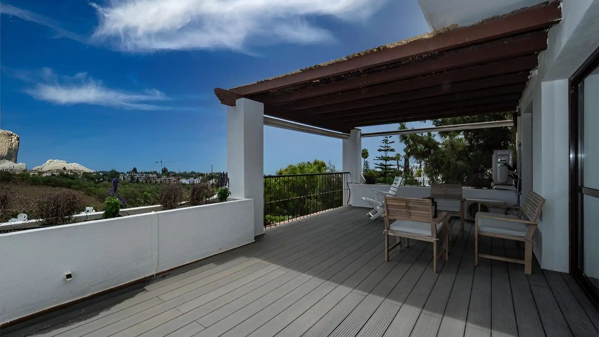 Terrassa de Planta baixa en venda en Marbella amb Aire condicionat, Terrassa i Piscina