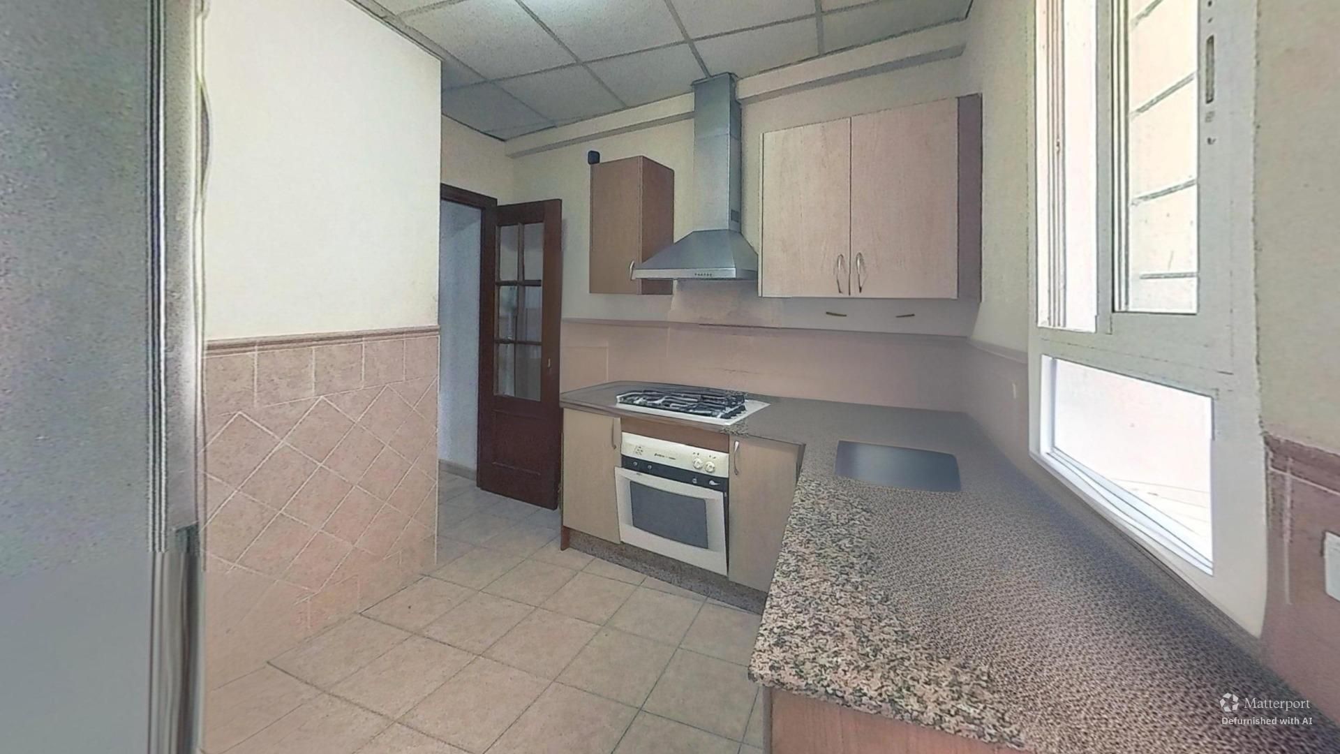 Cocina de Piso en venta en Alicante / Alacant con Aire acondicionado y Balcón