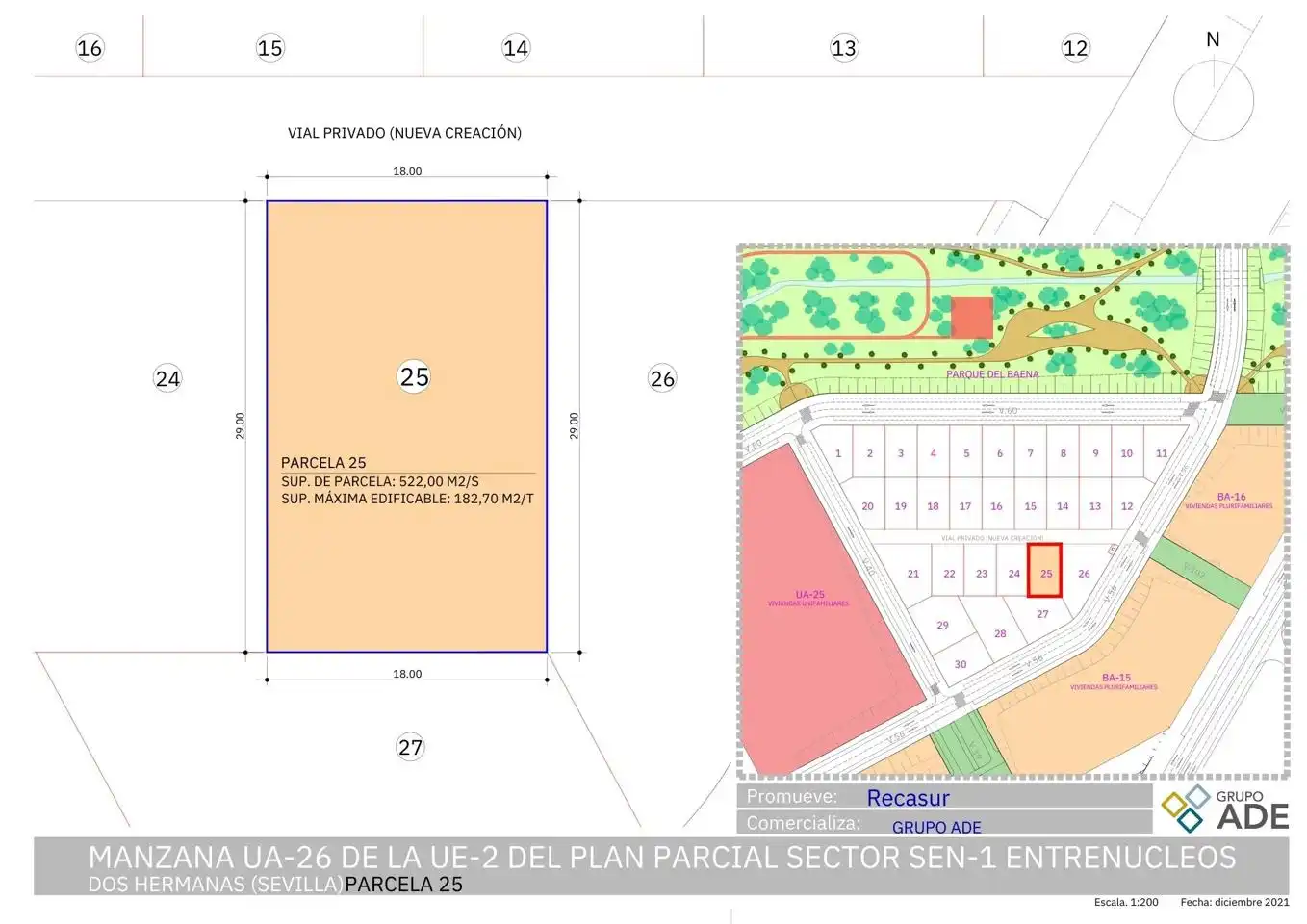 Residencial en venta en Dos Hermanas