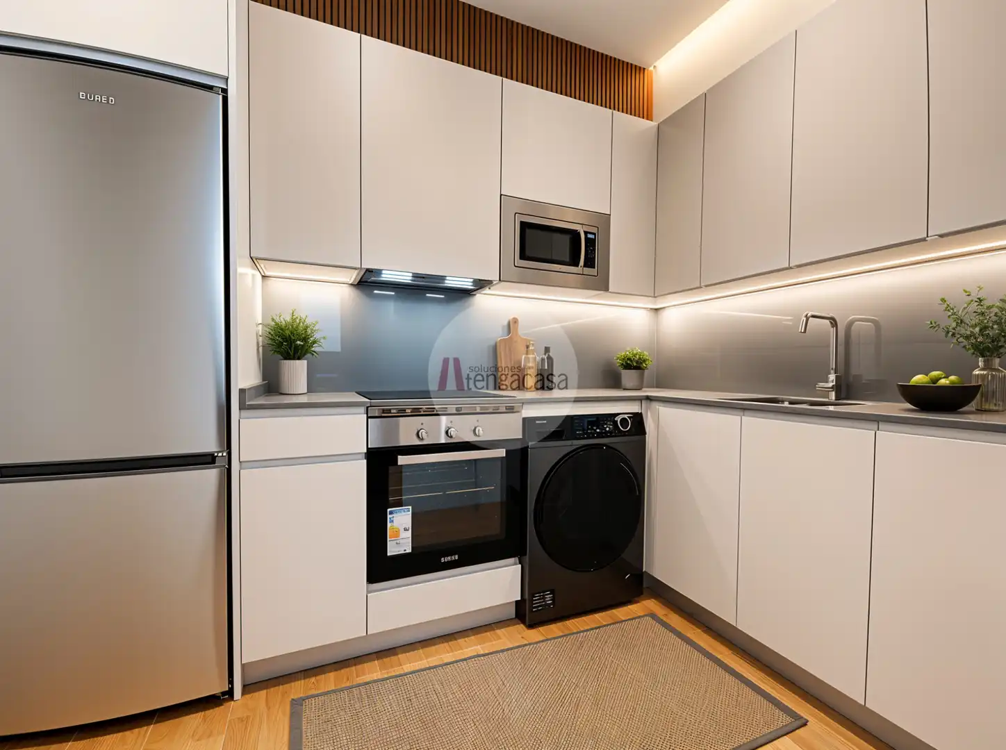 Kitchen of Apartments for sale in Madrid  with Air Conditioner, Heating and Parquet flooring