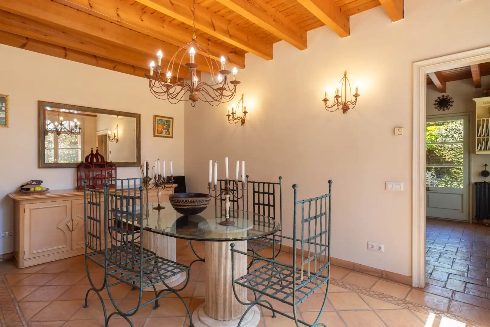 Esszimmer von Haus oder Chalet zum Verkauf in Matadepera mit Privatgarten und Schwimmbad
