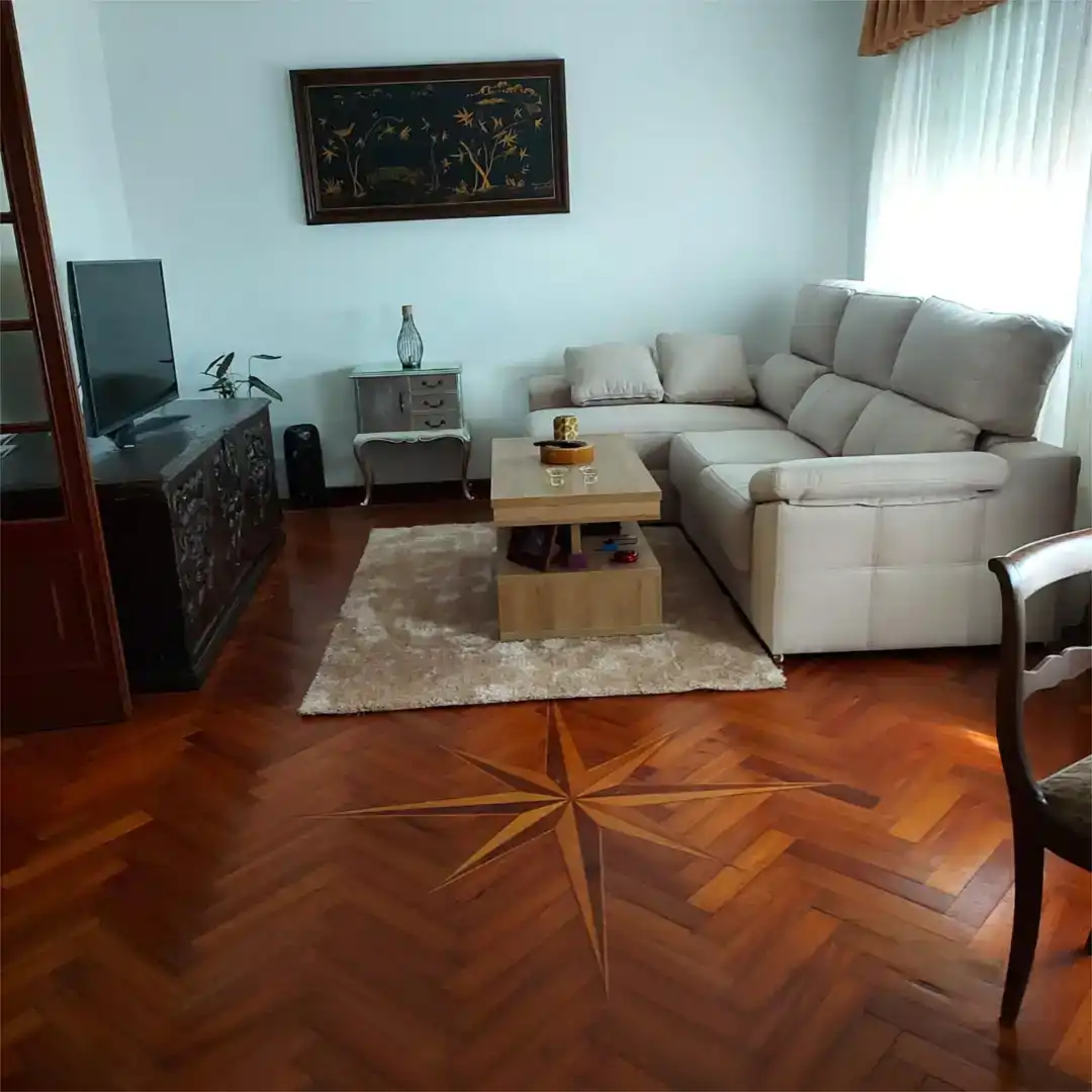 Sala de estar de Casa adosada en venta en Vigo  con Trastero