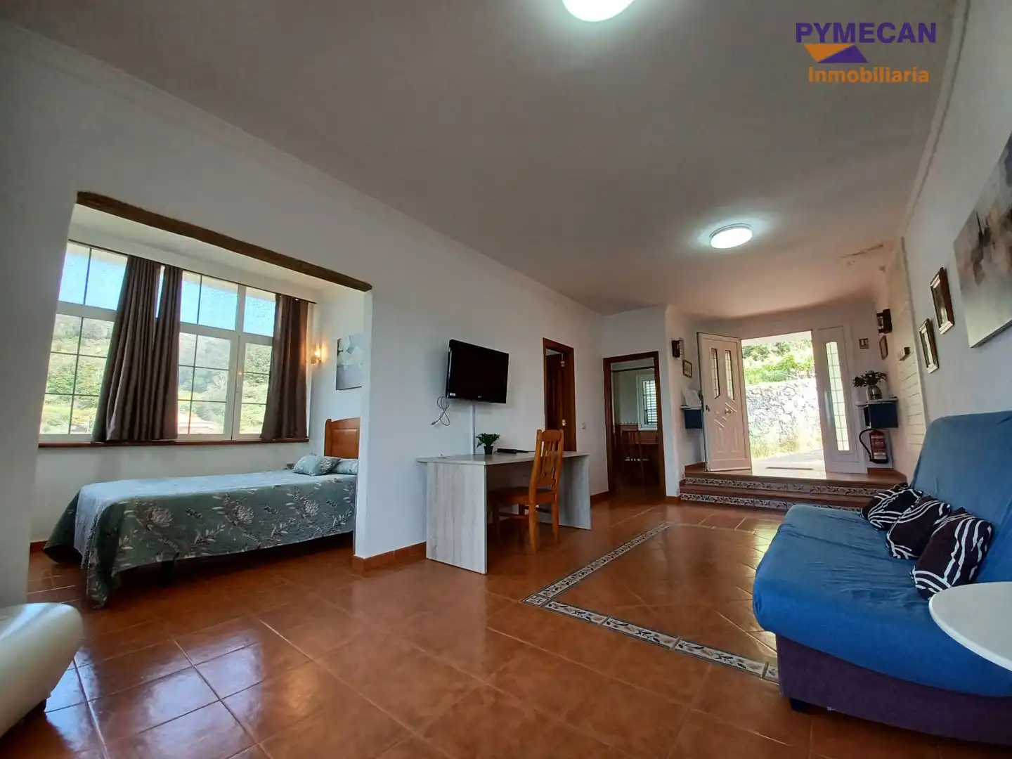 Sala d'estar de Apartament de lloguer en Tegueste amb Balcó