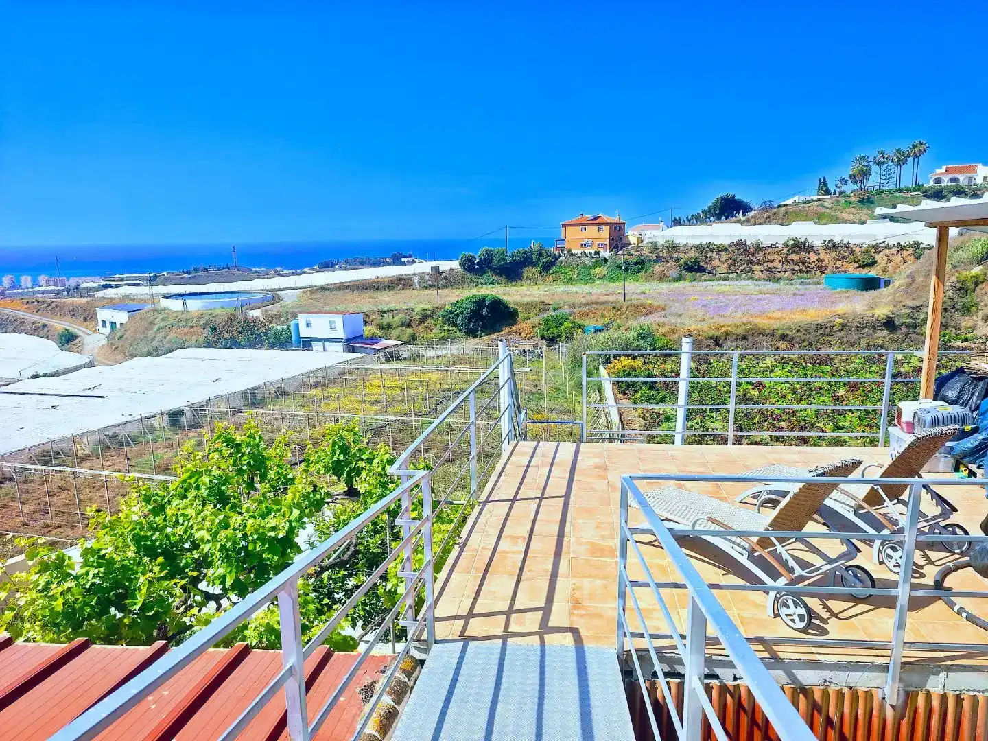 Terrassa de Finca rústica en venda en Algarrobo