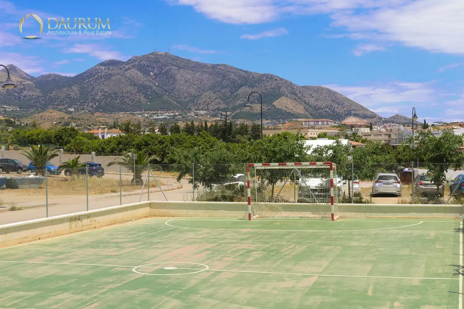 Exterior view of Flat for sale in Mijas  with Air Conditioner, Heating and Private garden