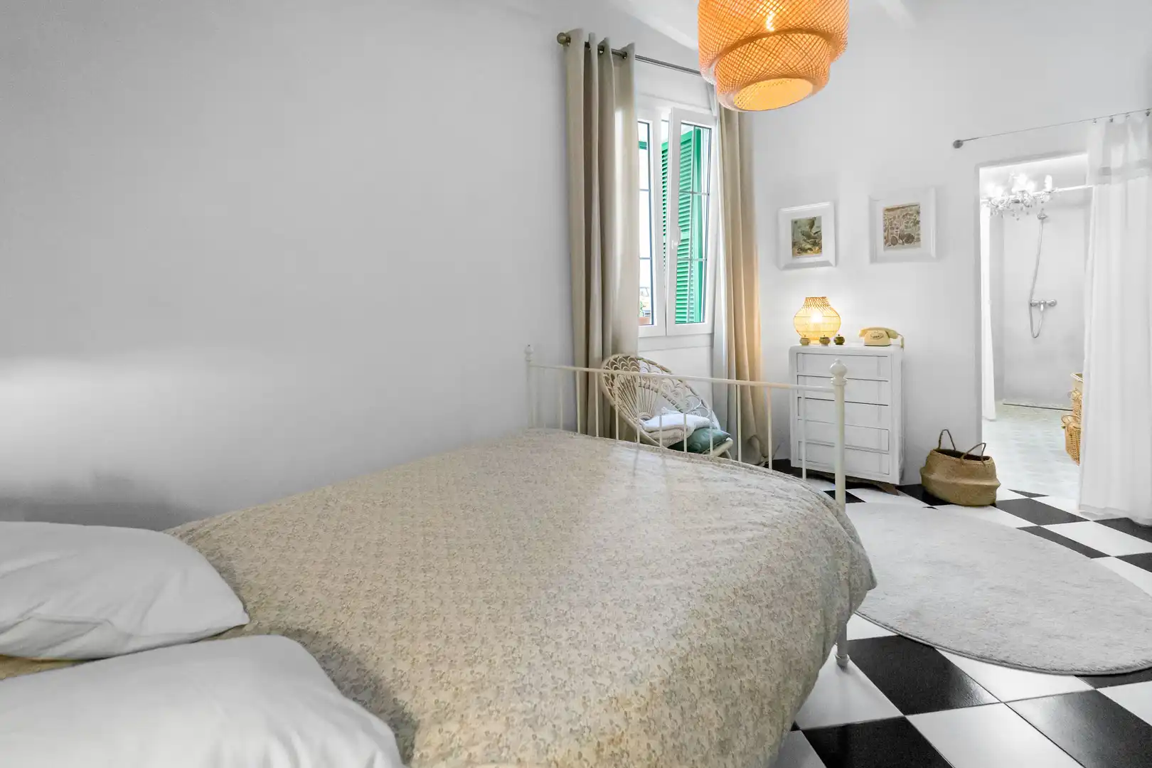Schlafzimmer von Haus oder Chalet zum Verkauf in Felanitx mit Klimaanlage, Heizung und Terrasse