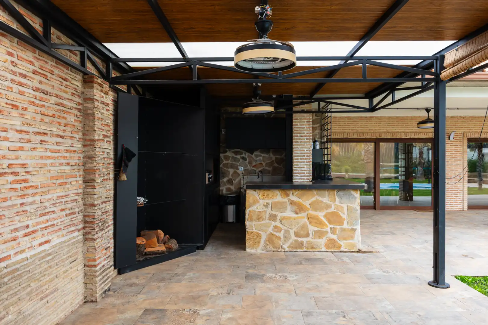 Terraza de Casa o chalet en venta en Layos con Aire acondicionado, Calefacción y Jardín privado