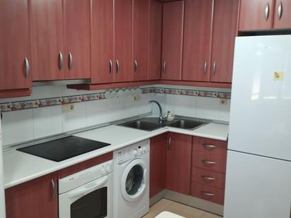 Kitchen of Flat for sale in  Melilla Capital  with Air Conditioner, Terrace and Furnished