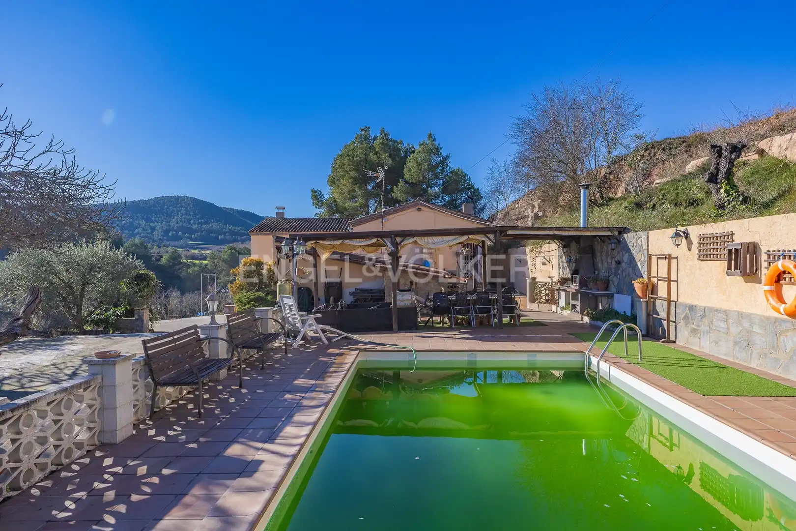 Piscina de Finca rústica en venta en Fonollosa con Calefacción, Jardín privado y Terraza