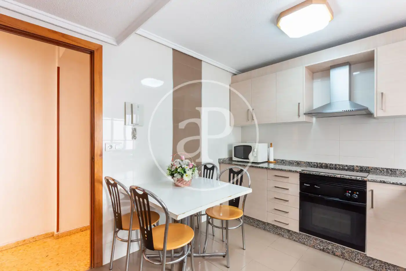 Cocina de Piso de alquiler en Sagunto / Sagunt con Calefacción, Terraza y Amueblado