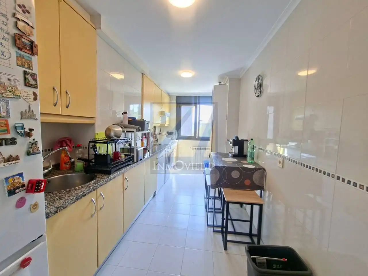 Kitchen of Flat for sale in Gijón   with Heating, Storage room and Furnished