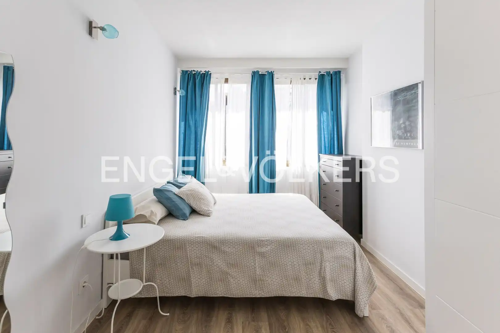 Bedroom of Flat for rent in Madrid  with Air Conditioner and Heating