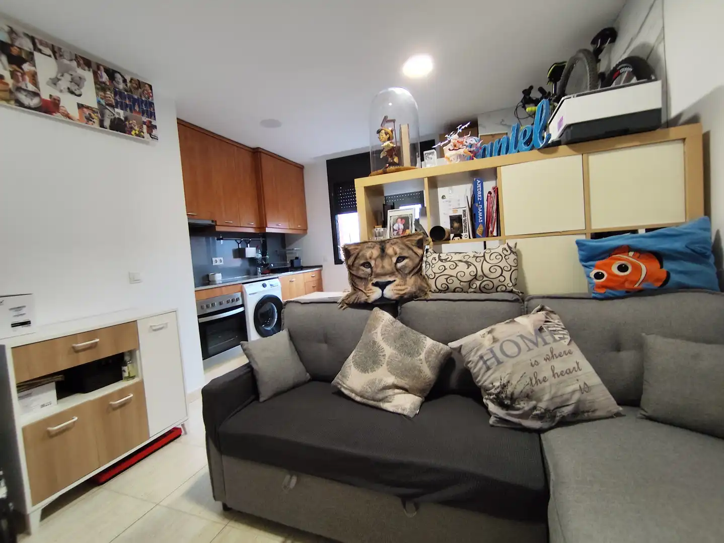 Wohnzimmer von Wohnung zum Verkauf in Vilanova del Camí mit Klimaanlage, Möbliert und Ofen
