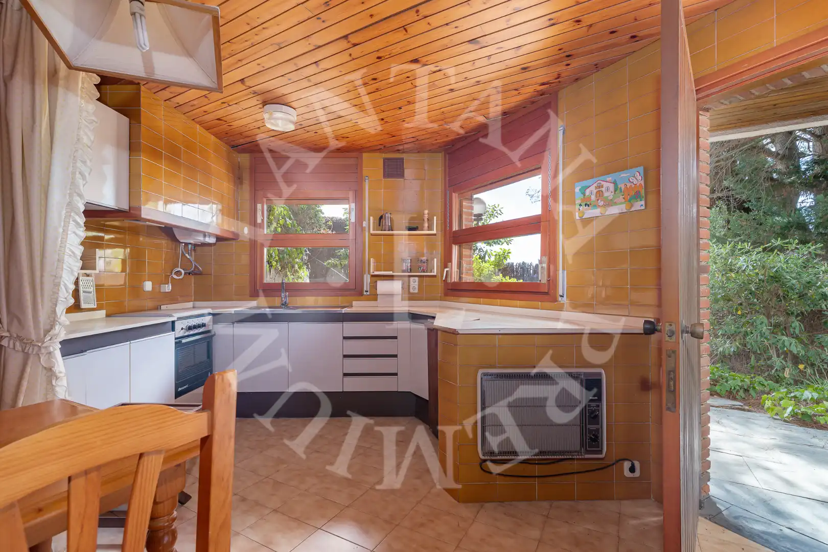 Cocina de Casa o chalet en venta en Sant Andreu de Llavaneres con Calefacción, Jardín privado y Trastero