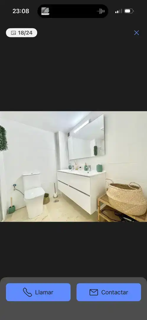 Baño de Ático de alquiler en Orihuela con Aire acondicionado, Jardín privado y Piscina