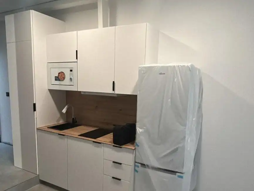 Cocina de Apartamento de alquiler en Utrera con Aire acondicionado, Terraza y Lavadora